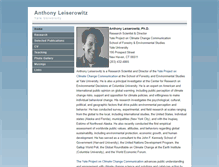 Tablet Screenshot of anthonyleiserowitz.com